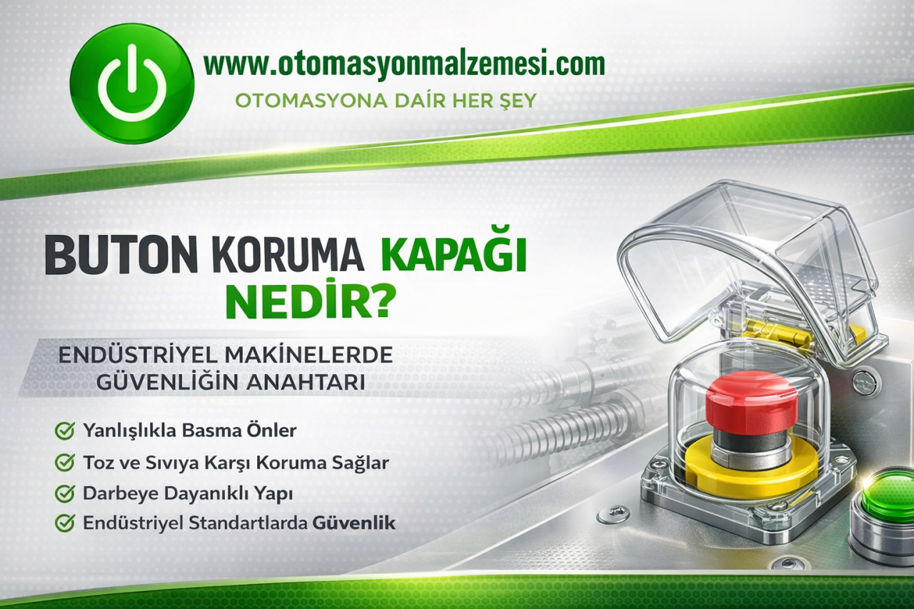 Buton Koruma Kapağı Nedir? Endüstriyel Makinelerde Güvenliği Artıran Kritik Detay
