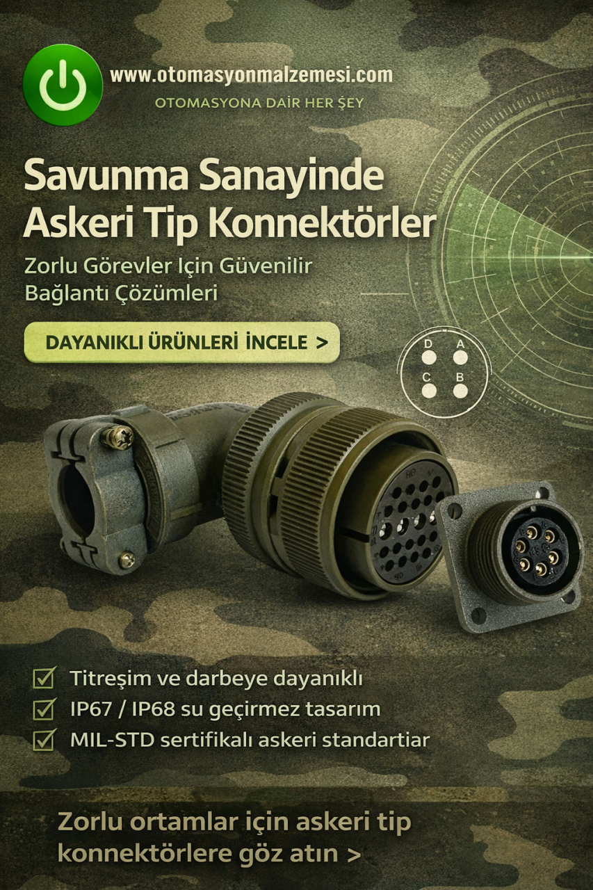 Savunma Sanayinde Askeri Tip Konnektörler Zorlu Görevler İçin Güvenilir Bağlantı Çözümleri