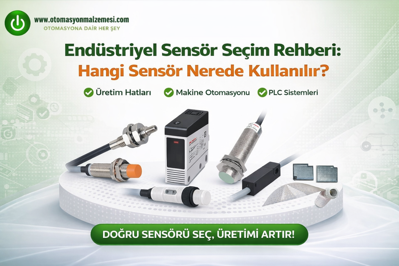 Endüstriyel Sensör Seçim Rehberi: Hangi Sensör Nerede Kullanılır?