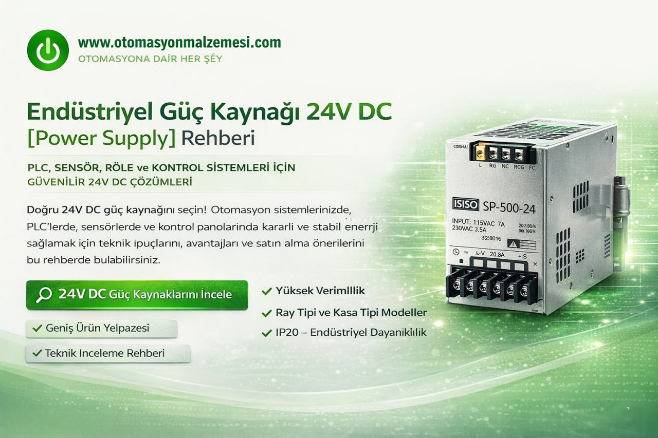Endüstriyel Güç Kaynağı (24V DC Power Supply)