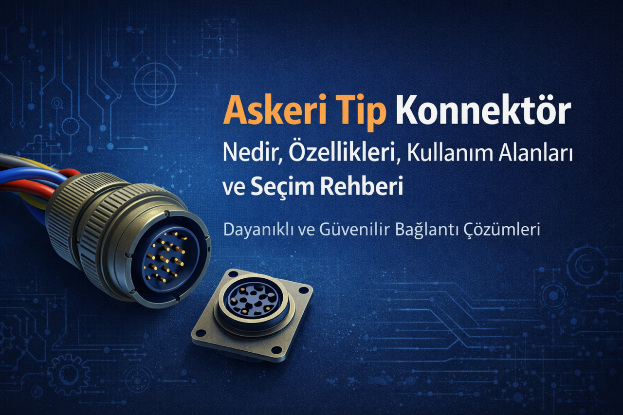 Askeri Tip Konnektör Nedir? Özellikleri, Kullanım Alanları ve Seçim Rehberi