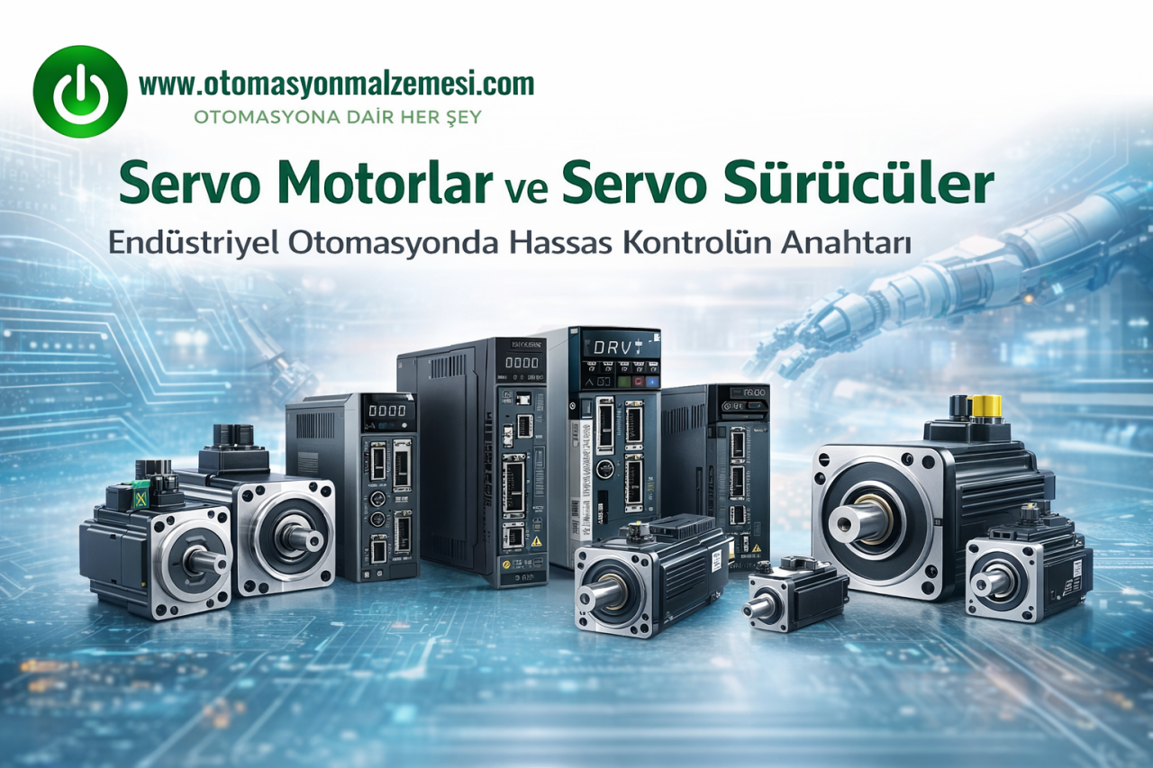 Servo Motorlar ve Servo Sürücüler Endüstriyel Otomasyonda Hassas Kontrolün Anahtarı