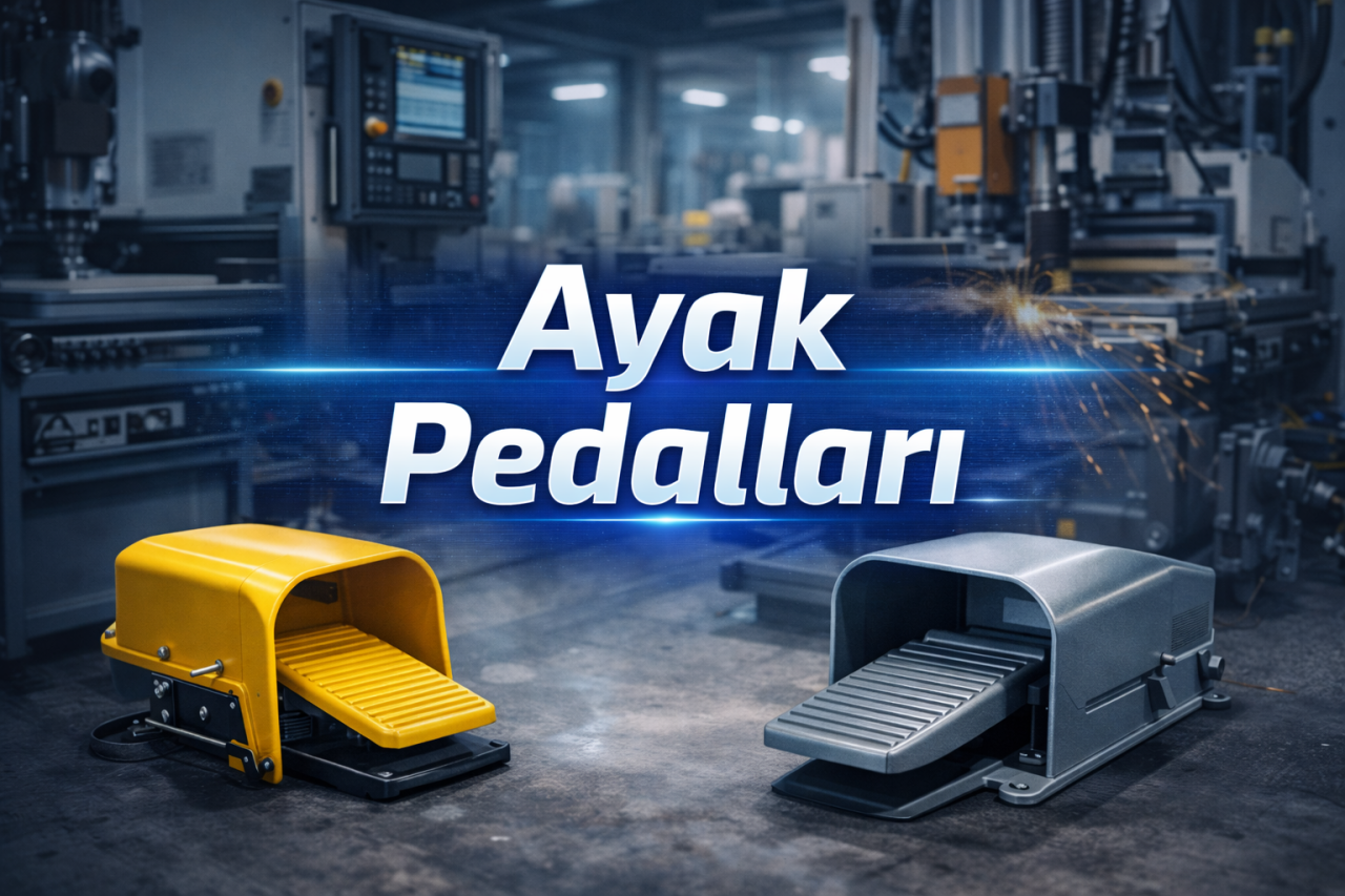 Ayak Pedalları Nedir? Endüstriyel ve CNC Makinelerde Doğru Ayak Pedalı Seçimi