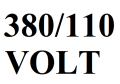 380/110 VOLT