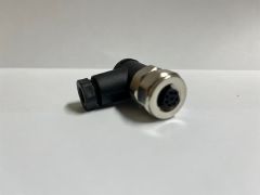 M12PG-8D Metrik 12 8 Pin 90° Dişi Konnektör