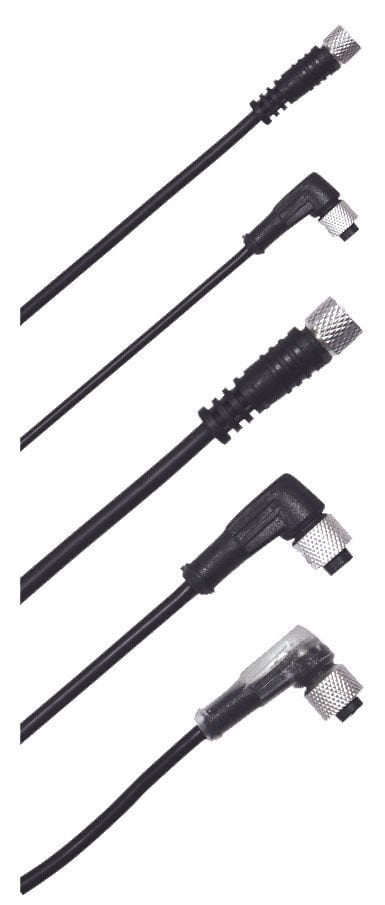 Isıso C8-L3-2000 Kablolu Konnektör M8 LEDSİZ 90 Derece 2mt