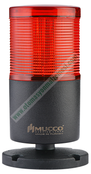 MUCCO TABANA MONTAJ 220 VAC LED IŞIKLI KOLON SNT-7012-S1 KIRMIZI