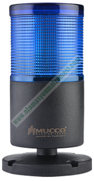 MUCCO TABANA MONTAJ 40/260 VAC/DC LED IŞIKLI KOLON SNT-7022-S1 MAVİ