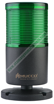 MUCCO TABANA MONTAJ 40/260 VAC/DC LED IŞIKLI KOLON SNT-7022-S1 YEŞİL