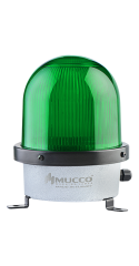 SNT-D12513-B-2 12-24V AC/DC BUZZERLI ÇAKAR DÖKÜM TEPE LAMBASI YEŞİL