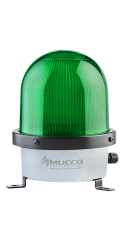 SNT-D12522-B-2 85-260V AC/DC BUZZERLI ÇAKAR DÖKÜM TEPE LAMBASI YEŞİL