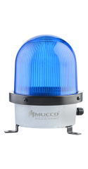 SNT-D12522-B-4 85-260V AC/DC BUZZERLI ÇAKAR DÖKÜM TEPE LAMBASI MAVİ