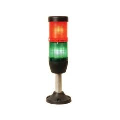 IS70-2T/W-J 24VDC Sabit, Flașör, Çakar, Döner, Buzzer 24VDC 2 KAT Ø70 mm Ișıklı Kolon