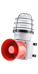 SNT-E12513-D-5 12-30 VDC 7 SESLİ IŞIKLI DÖKÜM KORNA BEYAZ