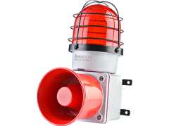SNT-E12548-D-1 48 VDC 7 SESLİ IŞIKLI DÖKÜM KORNA KIRMIZI