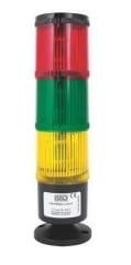 IS53-3T/W-J 24V Sabit, Flașör, Çakar, Döner, Buzzer 24V 3 KAT Ø53 mm Ișıklı Kolon