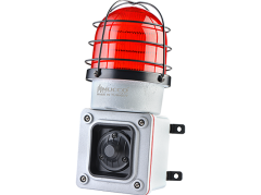 SNT-ES12522-D-1 85-260V AC/DC 7 SESLİ IŞIKLI DÖKÜM KORNA KIRMIZI