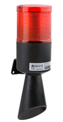 SNT-B7013-F1-1 12-24V AC/DC  FLAŞÖR SABİT BUZZER KURU KONTAK BORULU KORNA