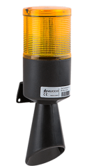 SNT-B7013-F1-3 12-24V AC/DC  FLAŞÖR SABİT BUZZER KURU KONTAK BORULU KORNA