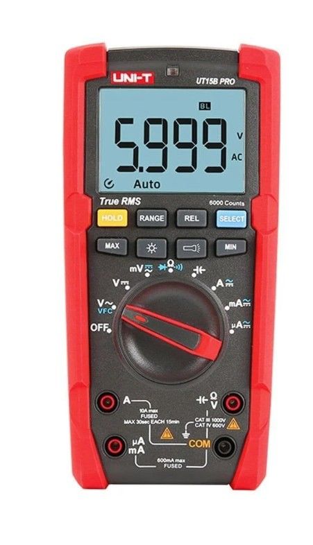 Unit UT15B PRO 1000V True RMS Dijital Multimetre