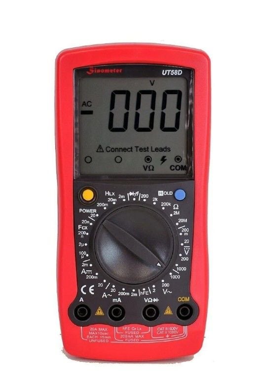 Unit UT58D Genel Tip Dijital Multimetre Ölçü Aleti