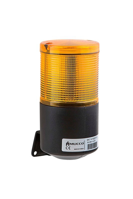 SNT-K7013-F1-3 12-24V AC/DC FLAŞÖR SABİT BUZZER KURU KONTAKLI IŞIKLI KORNA