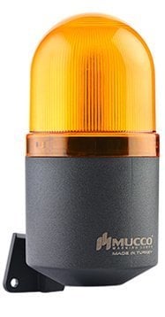 SNT-K712-3 40-260V AC/DC UNİVERSAL IŞIKLI KORNA SARI