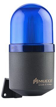 SNT-K712-4 40-260V AC/DC UNİVERSAL IŞIKLI KORNA MAVİ