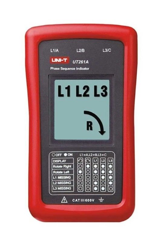 Unit UT261A Dijital Faz Sırası Ölçer