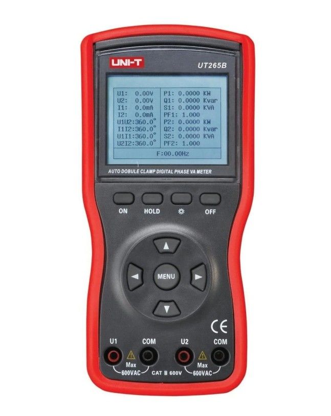 Unit UT265B Akıllı Tip İki Fazlı Dijital Volt ampermetre