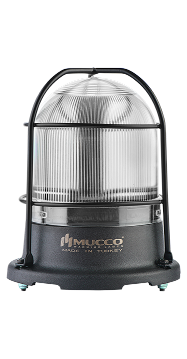 SNT-125-B-ND-KFS-5 85-260V AC/DC 5 MOD KAFESLİ BUZZER SENSÖRLÜ TEPE LAMBASI