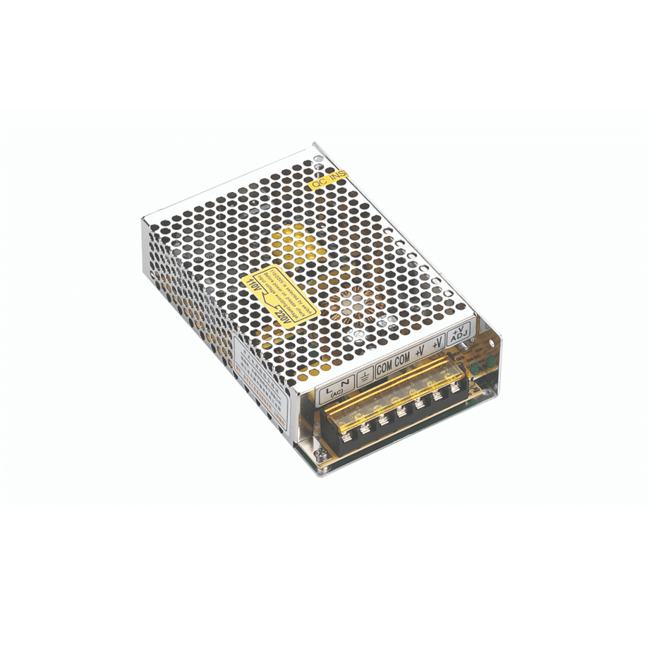 MS-150-24 150W 6,2 Amper 24 VDC Metal Gövdeli Kasa Delikli Tip Güç Kaynağı
