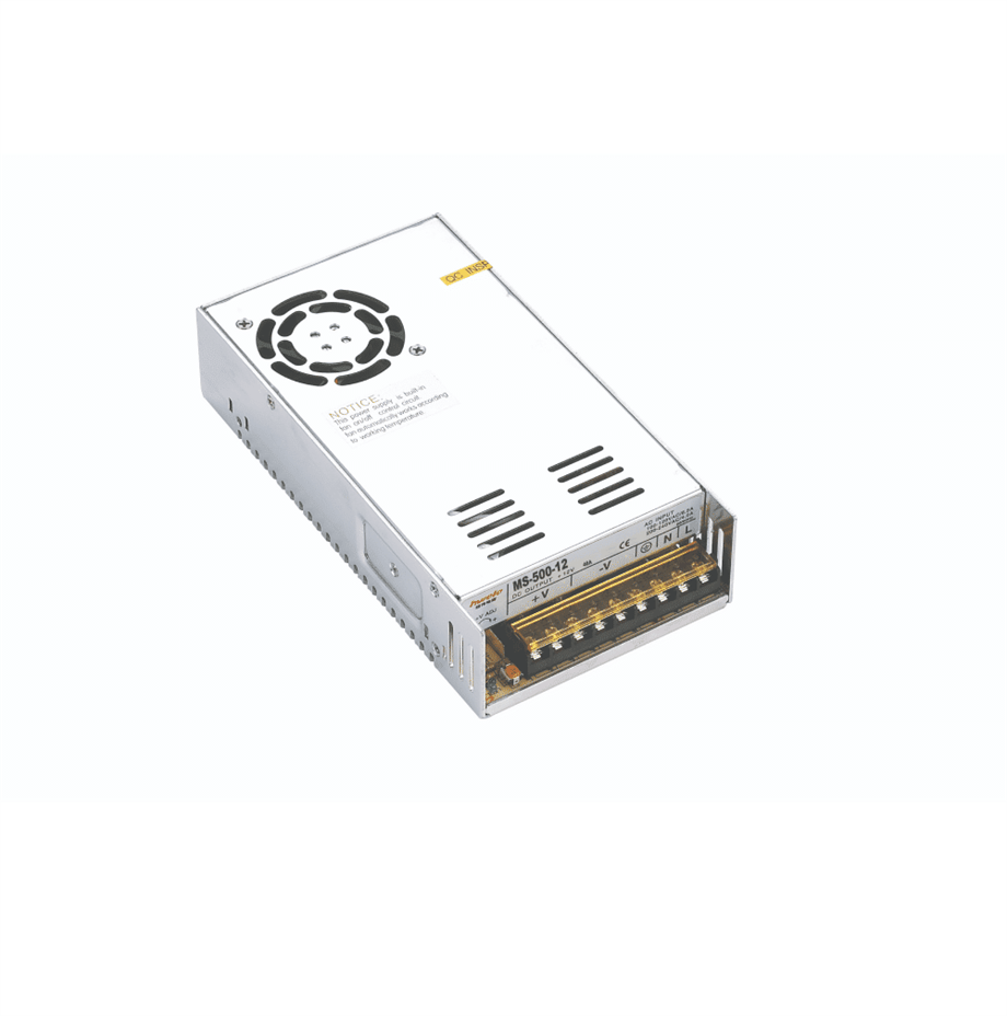 MS-500-24 600W 20,8 Amper 24 VDC Metal Gövdeli Kasa Delikli Tip Güç Kaynağı