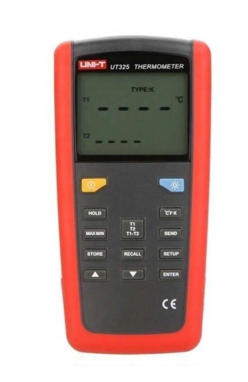 Unit UT325 Çift Girişli Profesyonel Termometre