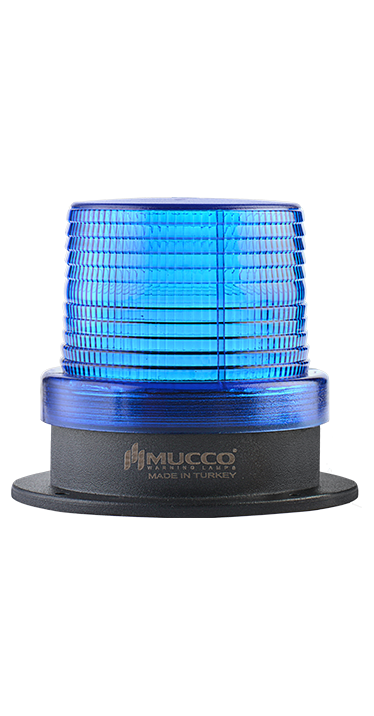 SNT-915-B-4 12-24V AC/DC 5 MOD BUZZER TEPE LAMBASI MAVİ