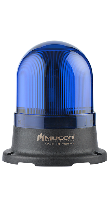 SNT-725-F-4 220 VAC FLAŞÖR MİNİ TEPE LAMBASI MAVİ