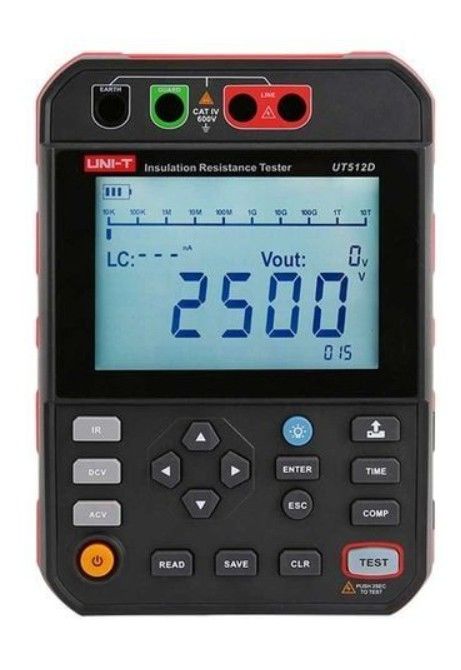 UNI-T UT512D 2.5kV Yalıtım İzolasyon Direnci Test Cihazı