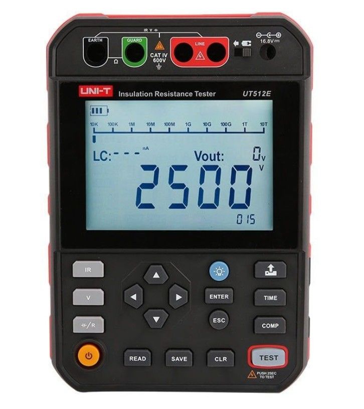 UNI-T UT512E 2.5kV Yalıtım İzolasyon Direnci Test Cihazı