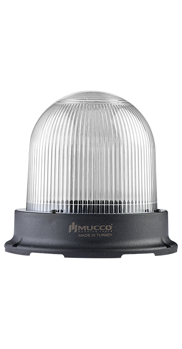 SNT-1212-B-5 Ø125 mm 24-90V DC / 24-60V AC MAKSİ VOLT BUZZERLI TEPE LAMBASI