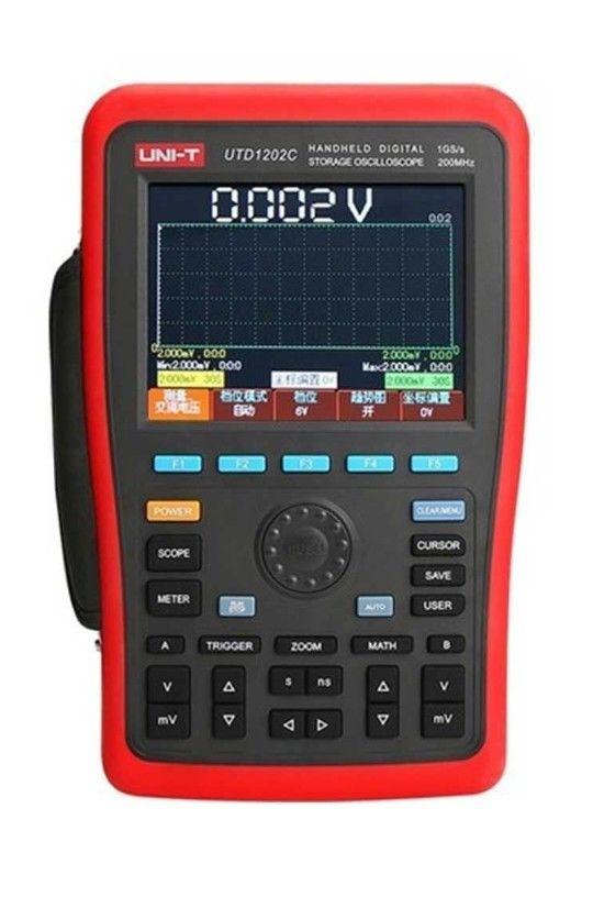 Unit UTD1202C Elde Taşınabilir İki Kanallı Dijital Hafızalı Osiloskop