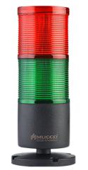 SNT-7022-FB2 40-260V AC/DC FLAŞÖR SABİT BUZZER İKİ KATLI İKAZ LAMBASI
