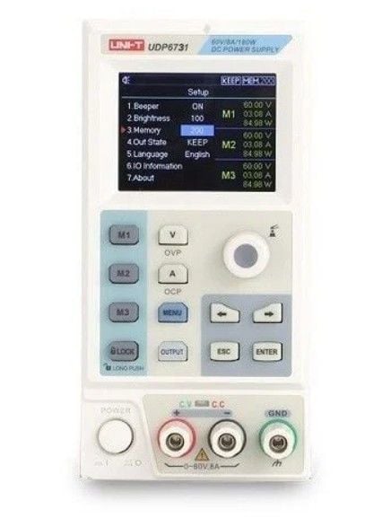 UNI-T UDP6731 0-80V 15A Endüstriyel DC Güç Kaynağı