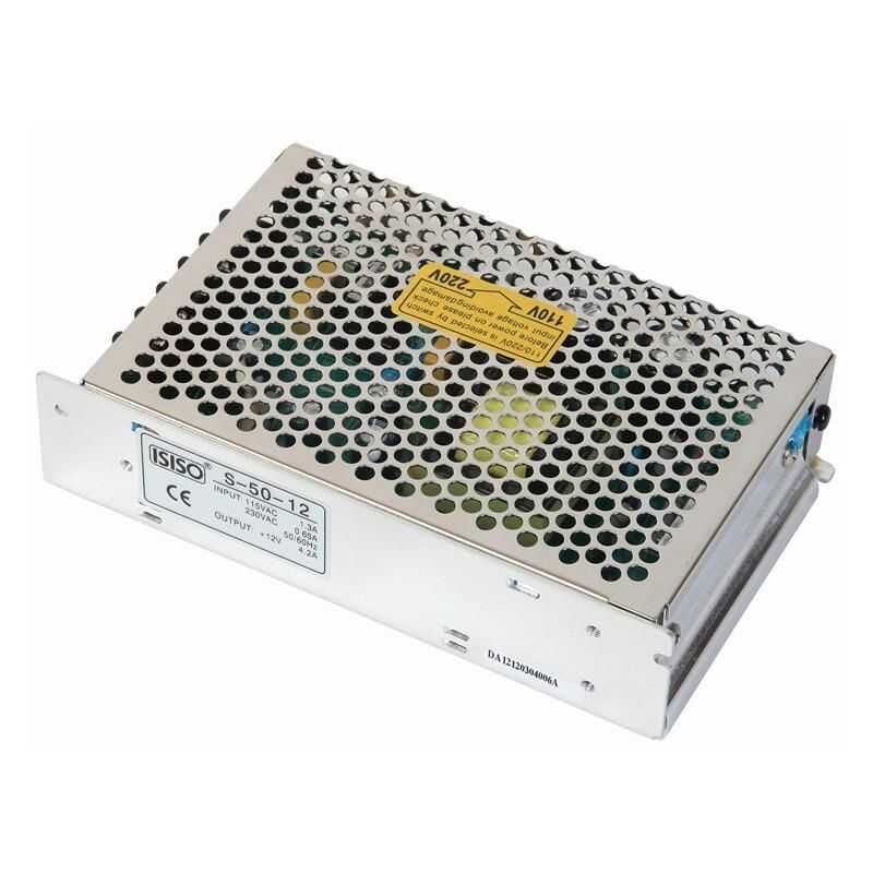 INES-50-12 - 50W 12VDC 4.2A Ray Montajlı Kapalı Tip Güç Kaynağı