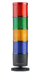 SNT-7013-SB4 12-24V AC/DC SABİT BUZZER 4 KATLI IŞIKLI KOLON
