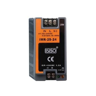 IMR-600-24 600W 24VDC 25A Raya Montajlı Kapalı Tip Mini Güç Kaynağı