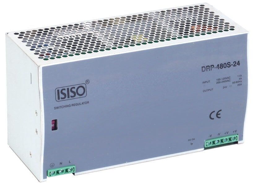Isıso ITDR-480-24 480W Raya Montajlı Güç Kaynağı
