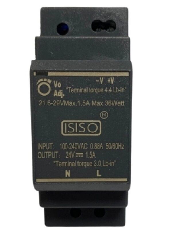 Isıso IHDR-30-12 Raya Montajlı Güç Kaynağı