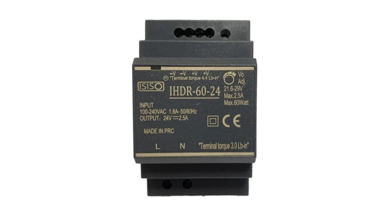 Isıso IHDR-60-12 Raya Montajlı Güç Kaynağı