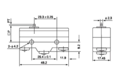 CM-1300 KISA İNCE PİM MİCRO SWİTCH