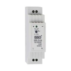 IHDR-15-05 - 15W 5VDC 3A Raya Montajlı Güç Kaynağı